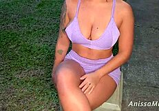 curvy latina babe spanks her big ass for cash then gets fucked like a whore