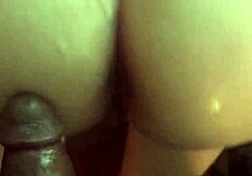 Thick white bbw bends for brutal backshots ending in hot cumshot