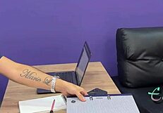 Boss fuck me hard to escape office early?