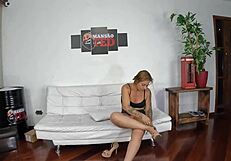 behind the scenes with marcelle pimenta... her big clit pussy so wet already