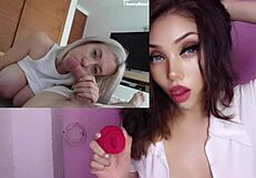 Sharing bed with busty stepsister? End up creampie fucking her huge tits!