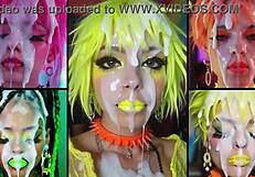 Redhead futanari whores blow loads, creampie faces, cum in heels compilation