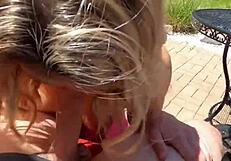 cheerleading stepdaughter sucks and rides stepdaddy's cock doggystyle creampie pov 😈