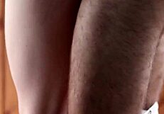 Ruda Cat's Long Legs Spread Wide for Creampie