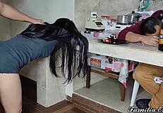 fucking my friend's hot girlfriend at her birthday party like a cheating whore