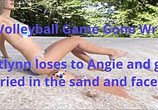 Girl on girl scene features full weight face sitting action