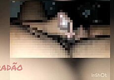 Pouring thick cum on latina whore's massive bbw ass