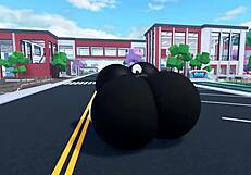 My thicc avatar shakes huge ass and tits wildly for you 🍑💦🕺