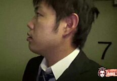 busty asian offers tight pussy to boss after boyfriend's turn