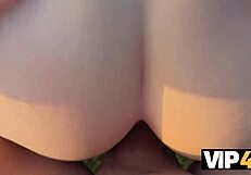 Vip4k. Cheating Girlfriend Pounded by Old Friend in Outdoor Close-Up Fuck