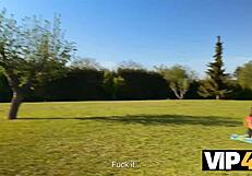 Vip4k. Cheating Girlfriend Pounded by Old Friend in Outdoor Close-Up Fuck