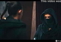 Cosplay Vampires Rip Leather In BDSM Lezdom Pussy Lick Domination