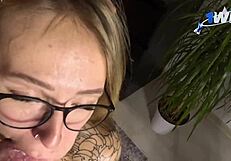 Fucked Glamorous Girl's Face with Cumshot!