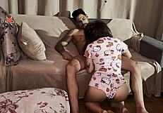 oh god, this brazilian teen wife's dominated anal with buttplug double penetration creampie – submissive moaning pain riding monster cock!