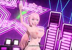 wanna worship megurine luka's big tits ass in full nude mod fever?