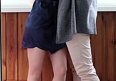 Ruda Cat's Long Legs Spread Wide for Creampie