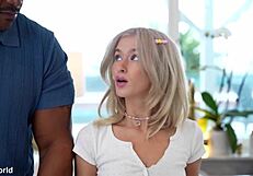 Petite Blonde Au Pair Emma Rosie Stretched in Every Hole by Boss BBC