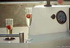 Blonde Milf Lesbian Lovers Finger Lick Masturbate Outdoor Boat Adventure