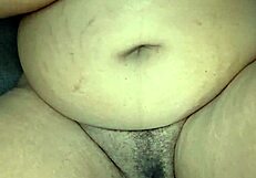 bbw milf trembles with wet pussy pleasure in closeup solo