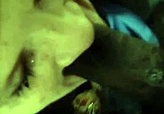 i love this granny's gummy smile while she sucks