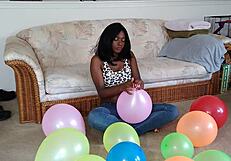 Watch These Big Tit Ebony Balloons Inflate Huge!