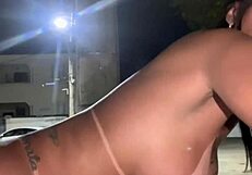 street fun with him he just loves sucking ass so much