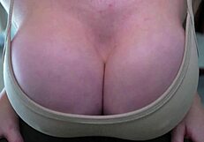 hey step bro, slide between my big natural tits till you cum all over