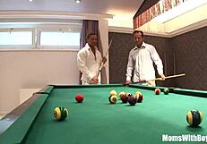 mandy bright milf crams two huge cocks deep into mature pussy relentlessly