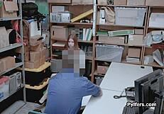 Will Cute Redhead Teen Thief Survive Mall Security's Hard Drilling Frenzy?