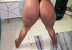 wanna see this big ebony booty babe twerk her voluptuous ass nonstop?