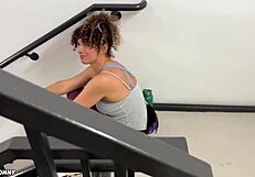 Sad Stepmom Seduces Pickup Stranger for Big Ass Riding Cumshot POV