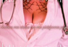 French doc milks cock in check-up?