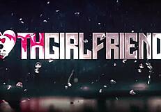 Tattooed blonde Lucy Foxx rides horny cock deep with fishnets and teasing licks