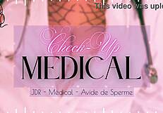 French doc milks cock in check-up?