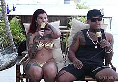 Watch Bruna Carlos and Matheus Caetano in Sheer Red Casting Compilation!