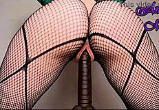 Unveil Latex Gloves Gripping Oily Juicy Ass in Fetish Compilation