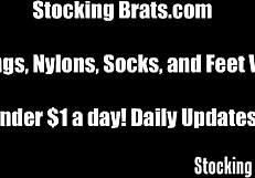 Watch Sasha and Tigger Suck and Stroke Feet in Intense Femdom Worship