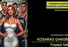 gangbang with the basketball team jerks you off hard