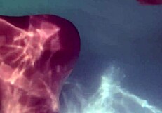 Teen Couple's Underwater Pussy Creampie and Dildo Thrills