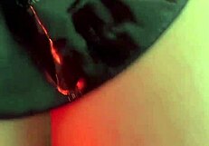 whoa this latina babe twerks her big round ass hard on that monster black cock close up