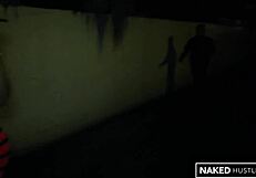 curvy cuban milf housewife deepthroats my big black cock on street interracial