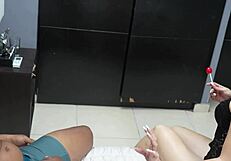 my stepmother dances erotically for me she's so damn sexy part 1