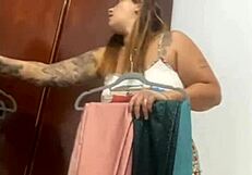 exhibitionist flashes intense desire to offer her ass today