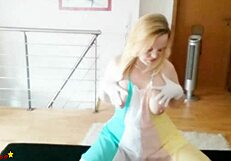 sutho69 fingers her wet pussy wearing sexy gloves on webcam solo