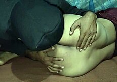 her tight sister-in-law pussy grips my cock so hard during this intense licking and fucking session