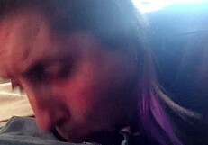 angry slut deepthroats stranger's cock on public bus