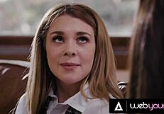 gabbie carter ex-cheerleader captain faces off with jane wilde over stolen spot