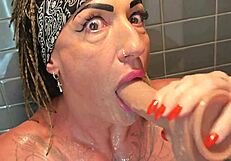 i fuck her big clit milf ass tits bathed in squirting milk deepthroat rimjob!