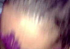 bbw latina gags on huge cock deepthroat choking handjob until cumshot facial swallow