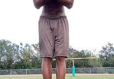 athletic brunette's good homemade dorm workout fitness session